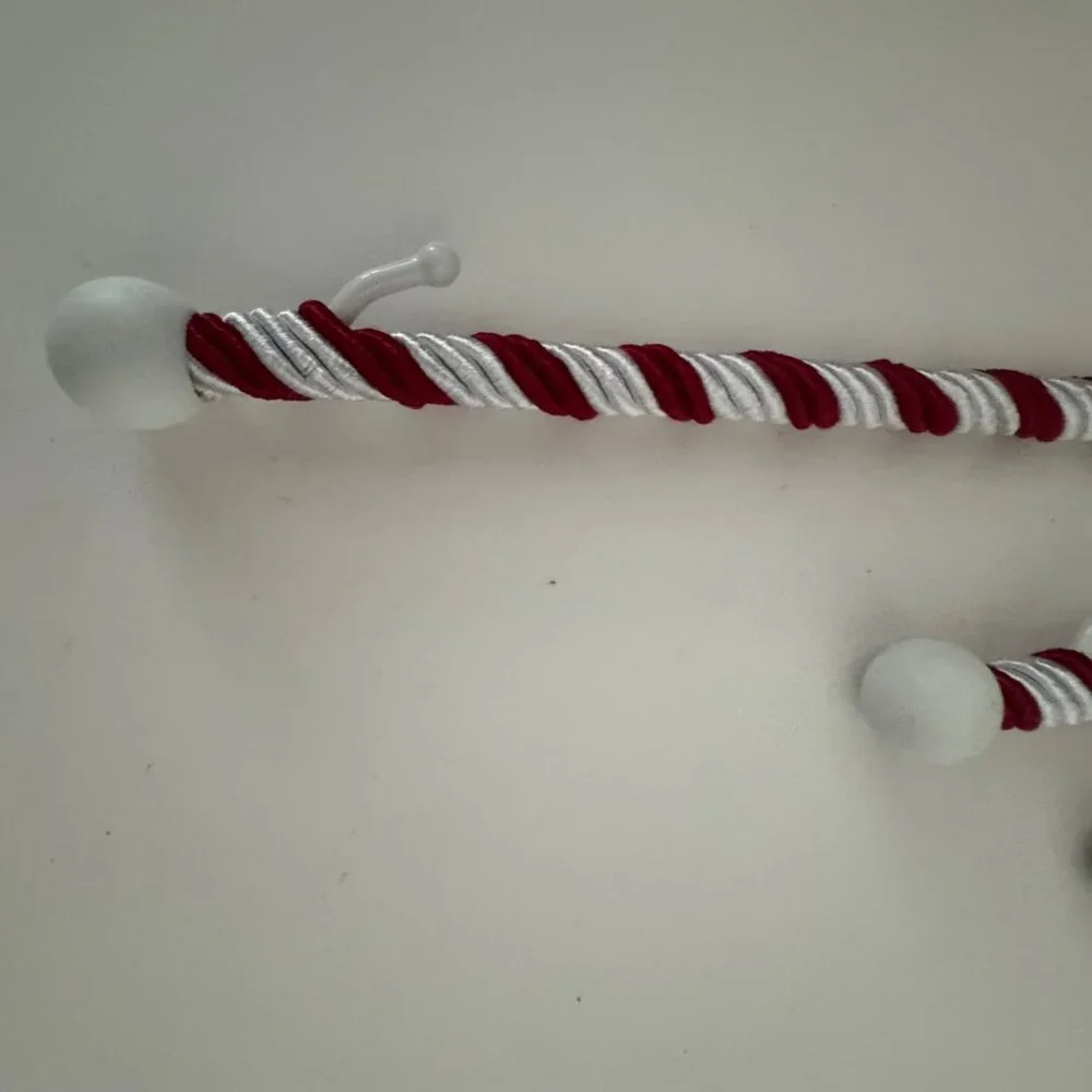 Four Fireplace Mantle Candy Cane Stocking Holders 9 inches
